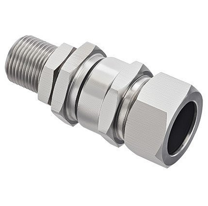 КВБУ22-Н Кабельный ввод для монтажа бронированным кабелем с наружным диаметром 18-22 мм с двойным уплотнением кабеля по наружной и поясной изоляции с любым типом брони