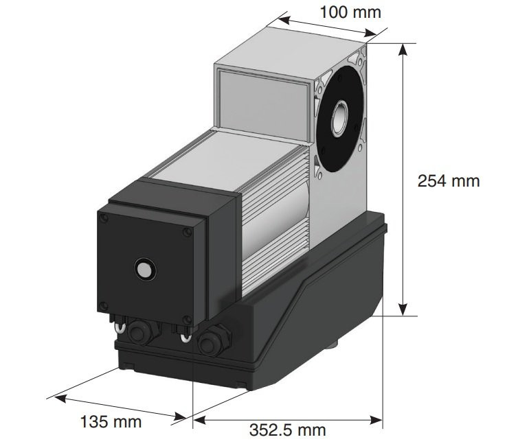 DoorHan Shaft-60 IP65KIT Комплект привода для промышленных секционных ворот
