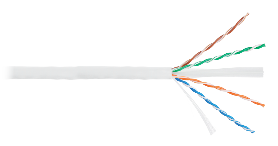 U/UTP 4pair, Cat6, Solid, In, нг(А)-HF (NMC 4140C-WT) Кабель «витая пара» (LAN) для структурированных систем связи