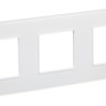 SKANDY Рамка 3-местная SK-F23W стекло арктический белый (SK-M32-G-K01) Рамка