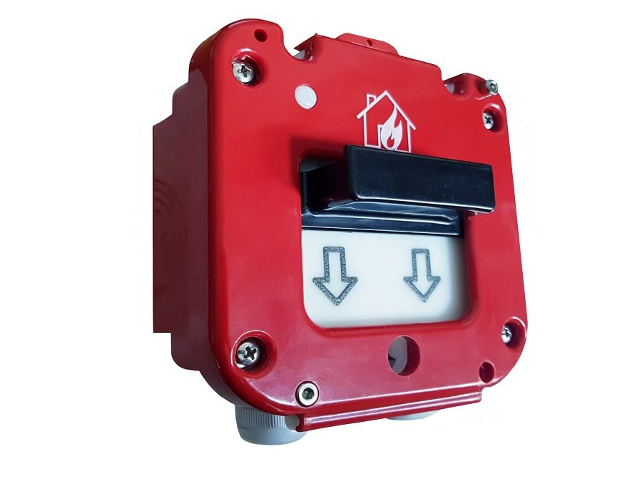 ИП 535-26/В-А "Север", кабельный ввод МКВМ М20В2 Извещатель пожарный ручной взрывозащищённый