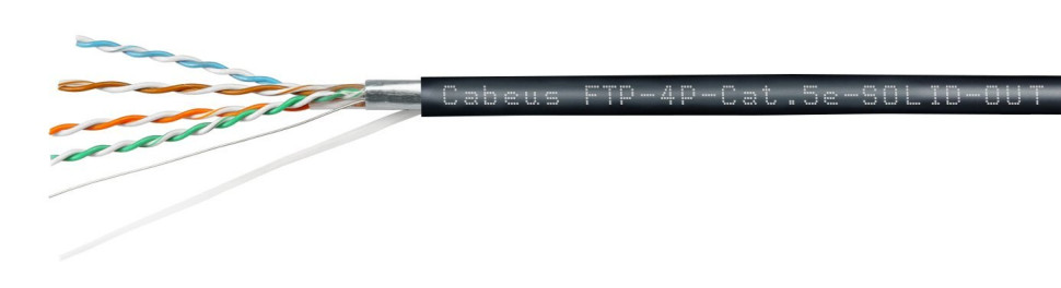 FTP-4P-Cat.5e-SOLID-OUT-LSZH-UV-50 (7176c-6) Кабель «витая пара» (LAN) для структурированных систем связи