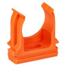 Держатель с защёлкой D25 оранжевый ELASTA (10 шт) (ET-TA00D-CF-025-K09-010) Держатель с защёлкой
