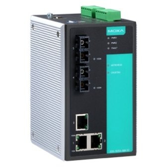 EDS-505A-MM-SC Управляемый коммутатор 3х10/100BaseTX, 2х100BaseFX (многомодовое оптоволокно), разъем SC