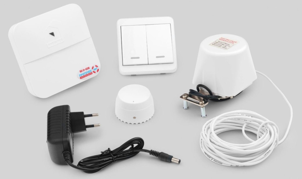 ИПРо "Протечек.НЕТ" МИНИ накладной, GSM+Wi-Fi комплект Система контроля протечек воды