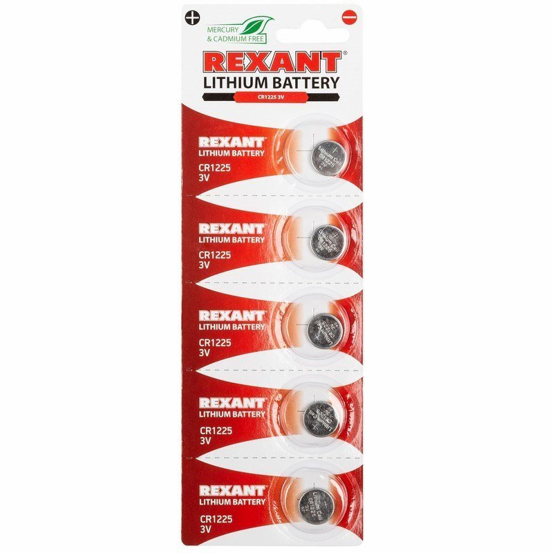 Литиевые батарейки CR1225 3 V 48 mAh (30-1103) Элемент питания