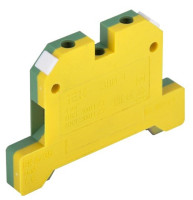 Зажим наборный ЗНИ-4PEN 4мм2 (JXB-земля) желто-зеленая (YZN20-004-K52) Зажим наборный на DIN-рейку