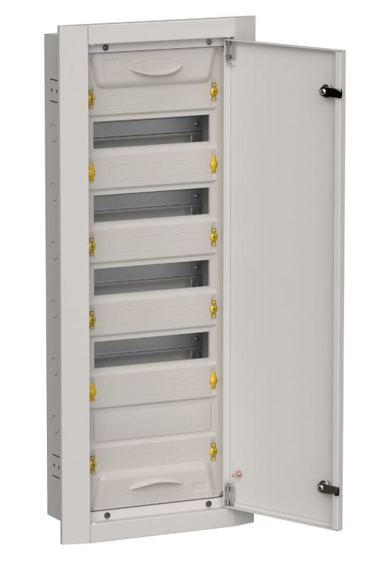 Корпус металлический встраиваемый TITAN 5 ЩРв-60 (1х60) 880х365х130 IP31 одна дверь серый (TI5-50-V-060-31-7035) Корпус металлический