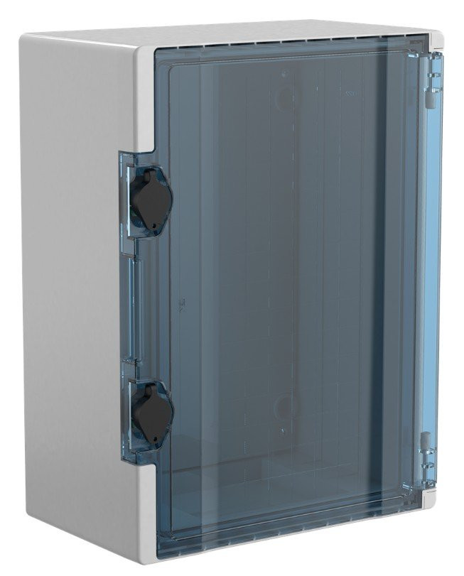 Корпус пластиковый TETRA ЩМПп 400х300х170 прозрачная дверь IP66 (TR5-11-N-040-30-17-65) Корпус пластиковый