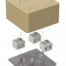 Коробка огнестойкая для кабель-канала Е15-Е120 RAL1001 85х85х45 (40-0460-1001-FR6.0-6) (Промрукав) Коробка огнестойкая