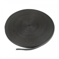 Лента монтажная текстильная 20 мм черная (100м) (PR08.10534) Лента монтажная текстильная