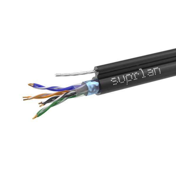 FTP Cat.5e 4x2xAWG24 Cu PE Outdoor T-FG8 (трос) Standard (01-1026-1) Кабель «витая пара» (LAN) для структурированных систем связи