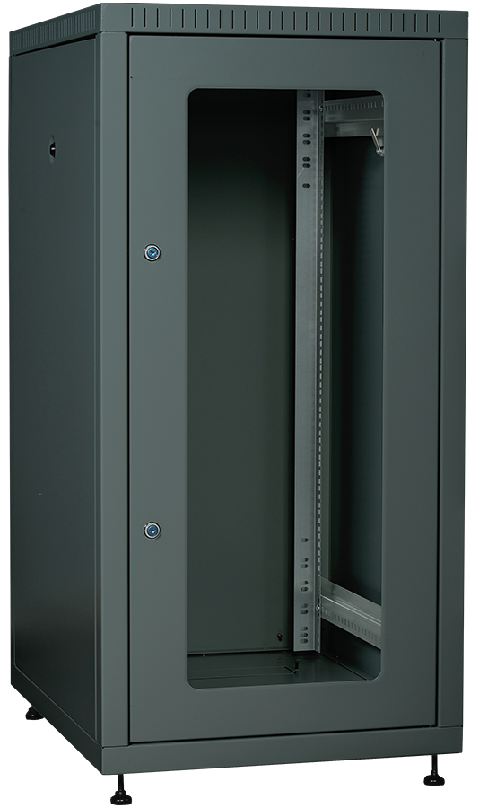 LE05-24U66-GM Шкаф телекоммуникационный 19" напольный 24U