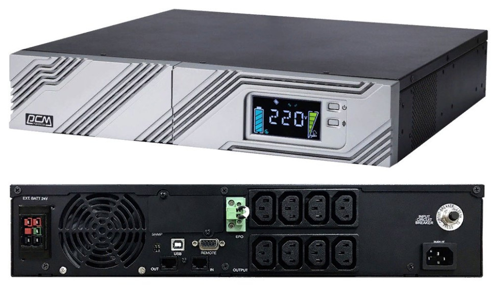 Smart King RT SRT-1000A LCD 900Вт 1000ВА черный Источник бесперебойного питания