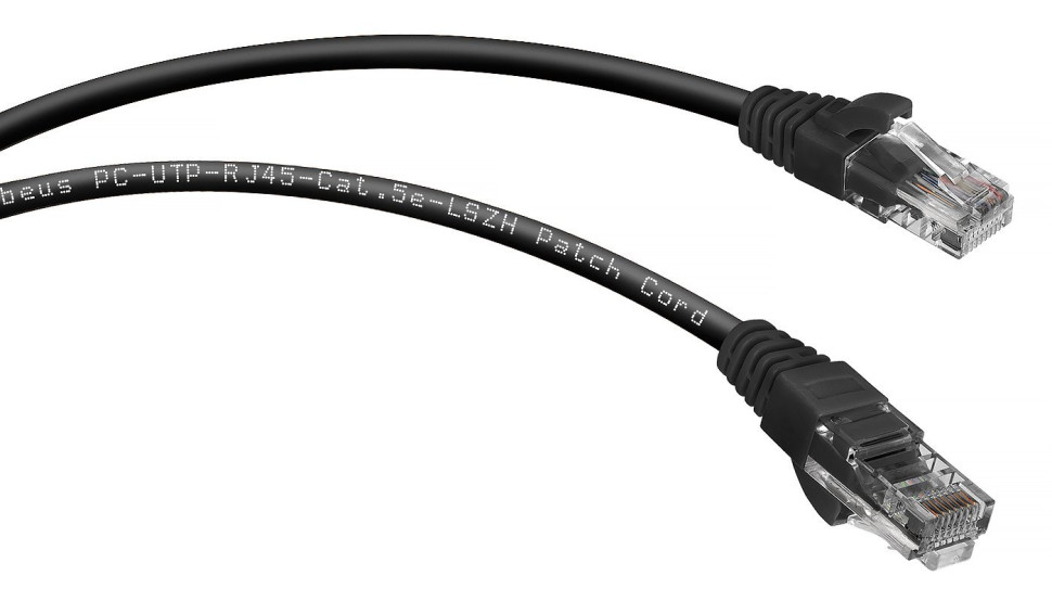 PC-UTP-RJ45-Cat.5e-2m-BK-LSZH (9539c), чёрный