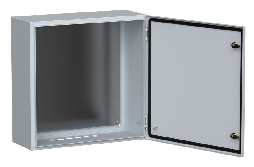 Корпус металлический ЩМП-6.6.2-0 600х600х250 У2 IP54 с монтажной платой (YKM40-662-54) Корпус металлический с монтажной платой