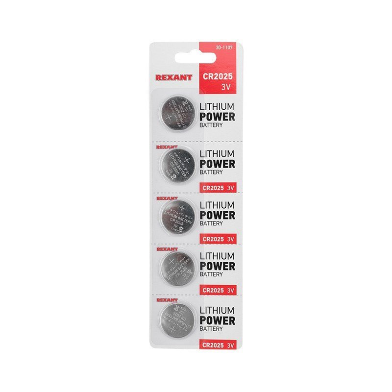 Литиевые батарейки CR2025 3 V 160 mAh (30-1107) Элемент питания