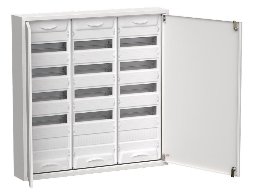 Корпус металлический TITAN 5 ЩРн-180 (3х60) 835х830х140 IP31 одна дверь белый (TI5-50-N-3х060-31) Корпус металлический