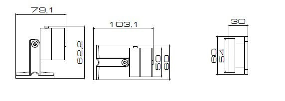 DH-60 Замок электромагнитный удерживающий