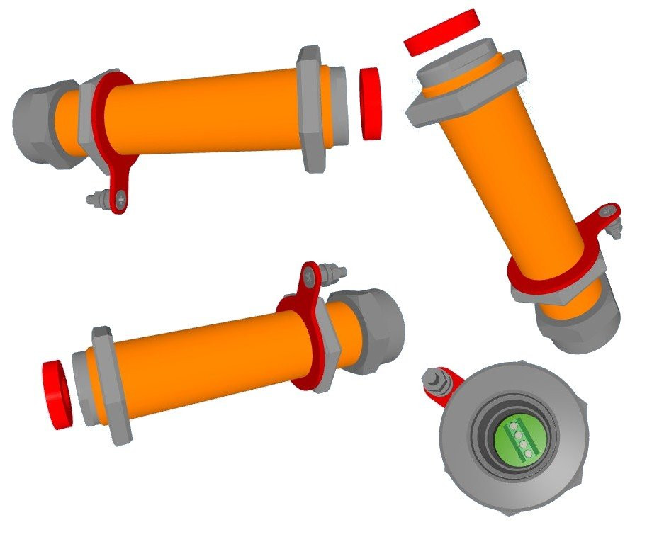 Спектрон-ИО-102-МК-Т-П-Exd-А исп.2 Извещатель охранный точечный магнитоконтактный взрывозащищенный