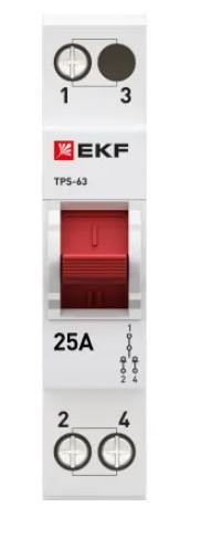 ТПС-63 1P 25А PROXIMA (TPS125) Трехпозиционный переключатель