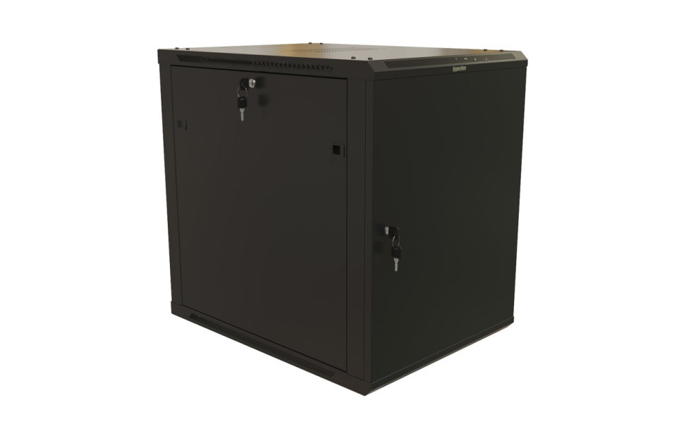 TWB-2766-SR-RAL9004 Шкаф телекоммуникационный 19" настенный 27U