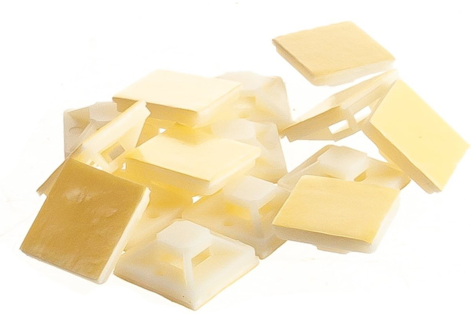 Основание для хомута кабельного SDM-101 19х19, белый (100 шт) (45101) Основание для хомута кабельного