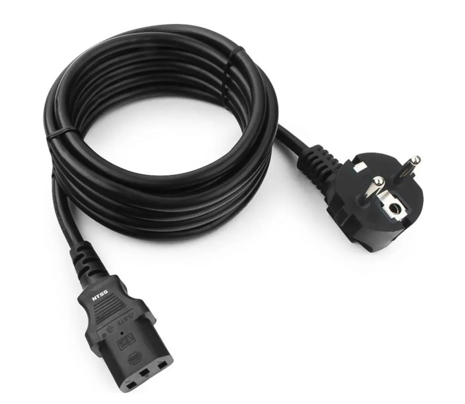 NTSS-PC13773 C13-Schuko проводник.:3х1мм2 3м 220В 10А черный Кабель питания