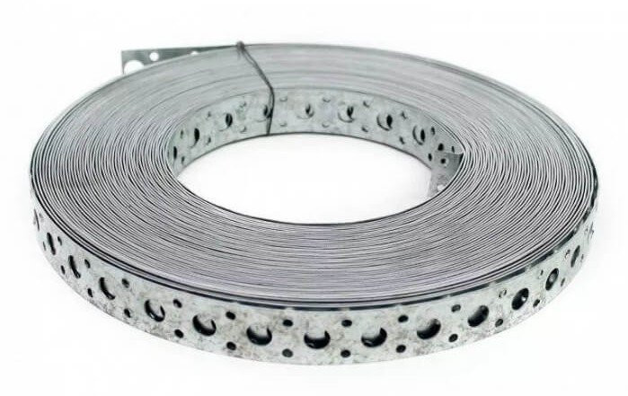 Лента монтажная перфорированная 12х0,55 (25м) прямая (PR08.3830) Лента монтажная перфорированная прямая