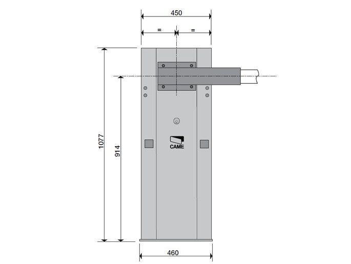 CAME GARD 6000 SX COMBO CLASSICO Шлагбаум автоматический для левостороннего монтажа