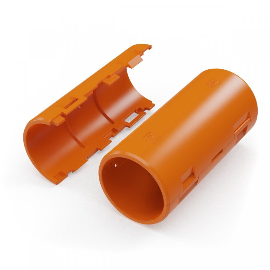 Муфта разборная D32 мм оранжевая (PR13.02462) Муфта