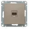 Механизм розетки RJ45 (cat5), шампань Эпика (UP1-SOC-RJ45-5) Механизм розетки RJ45