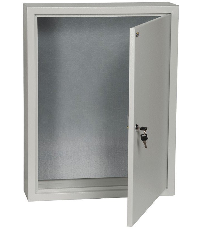 Корпус металлический ЩМП-1-1 395х310х150 УХЛ3 IP31 с монтажной платой (YKM41-01-31) Корпус металлический с монтажной платой