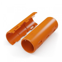 Муфта разборная D25 мм оранжевая (PR13.02461) Муфта