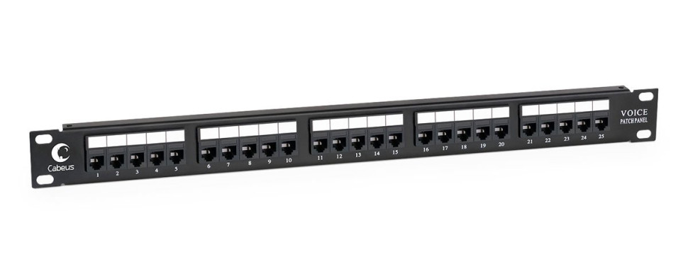 PL-25-TEL-Toolless (7990c) Патч-панель 19"