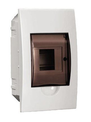 Корпус пластиковый встраиваемый KREPTA 3 ЩРВ-П-4 IP41 белый (MKP12-V-04-40-20) Корпус пластиковый