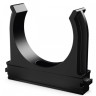 Держатель D50 черный (10 шт) (PR.02750ч) Крепление для труб ПВХ