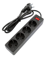 SP4B-550 GARDA Сетевой фильтр 4 розетки, 5м, черный