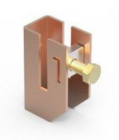 Скоба-держатель полосы с болтом, медь (ND2312CU) Скоба-держатель полосы