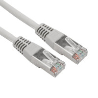 Патч-корд F/UTP, CAT 5e, RJ45-RJ45, 26AWG, LSZH, серый, 0,5м REXANT (02-0110-05) Патч-корд FTP