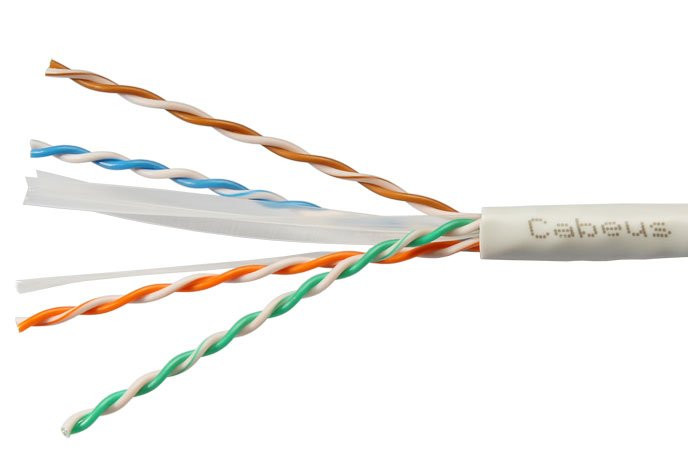 UTP-4P-Cat.6-SOLID-GY-25 (7178c-7) Кабель «витая пара» (LAN) для структурированных систем связи