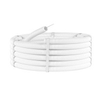 Труба ПЛЛ легкая белая D20 безгалогенная (81820) Труба гофрированная с протяжкой, не распространяющая горение