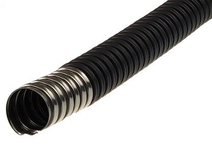 Металлорукав из нержавеющей стали в ПВХ изоляции Р3-НП нг 12 (zeta44820) Металлорукав из нержавеющей стали в ПВХ изоляции