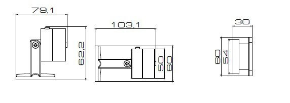 DH-60R Замок электромагнитный удерживающий