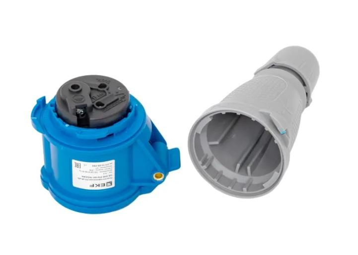 Розетка переносная 213 16А IP44 220В 2Р+РЕ (ps-213-16-220) Розетка переносная