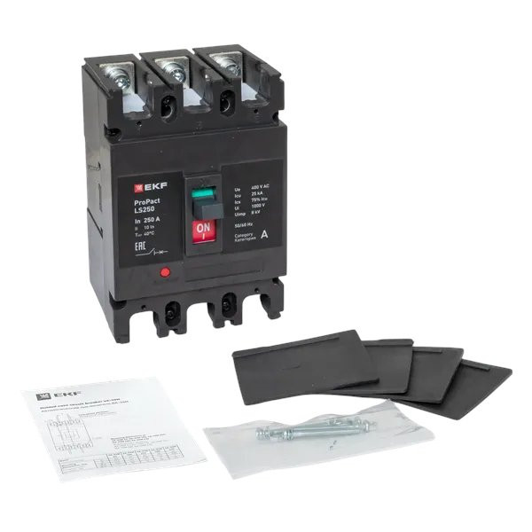 LS250 25кА 3P 250А ProPact (mccb-250-25-3-250-ls) Автоматический выключатель в литом корпусе