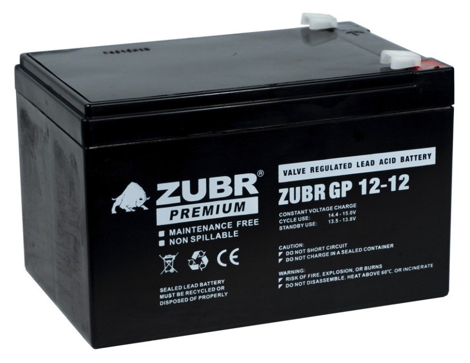 ZUBR GP12-12 Аккумулятор герметичный свинцово-кислотный