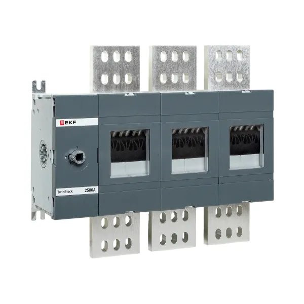 Рубильник 2500A 3P без рукоятки управления TwinBlock (tb-s-2500-3p) Рубильник