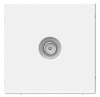 ArtGallery розетка TV оконечная 1дБ, скрытой установки, механизм, белый (GAL000191) Розетка TV