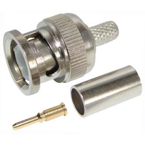 BNC RG-59 (штекер), обжимной Разъем под коаксиальный кабель вилка